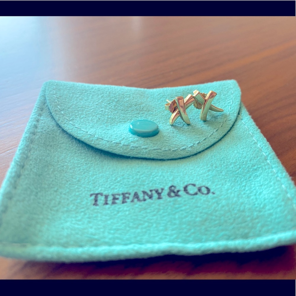 Tiffany & Co. 18K Gold Paloma Picasso X Studs